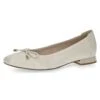 Caprice Leren Ballerina's "Vanny" Crème -Gstar Kleding Winkel caprice leren ballerinas vanny creme