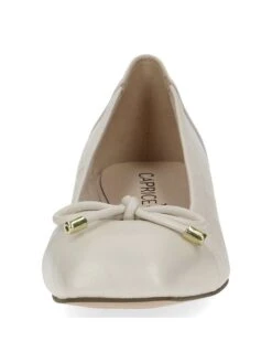 Caprice Leren Ballerina's "Vanny" Crème -Gstar Kleding Winkel caprice leren ballerinas vanny creme 3