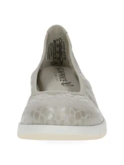 Caprice Leren Ballerina's "Violet" Grijs -Gstar Kleding Winkel caprice leren ballerinas violet grijs 3