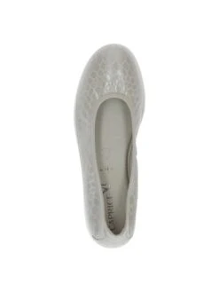 Caprice Leren Ballerina's "Violet" Grijs -Gstar Kleding Winkel caprice leren ballerinas violet grijs 4