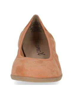 Caprice Leren Ballerina's "Vivian" Oranje -Gstar Kleding Winkel caprice leren ballerinas vivian oranje 3