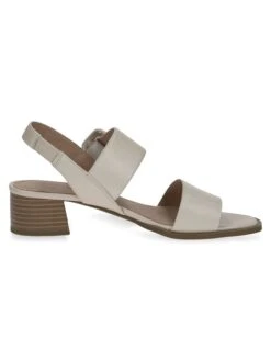 Caprice Leren Haksandalen "Siena" Crème -Gstar Kleding Winkel caprice leren haksandalen siena creme 2