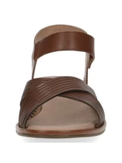 Caprice Leren Sandalen "Monaco" Lichtbruin -Gstar Kleding Winkel caprice leren sandalen monaco lichtbruin 3