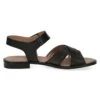 Caprice Leren Sandalen "Monaco" Zwart -Gstar Kleding Winkel caprice leren sandalen monaco zwart