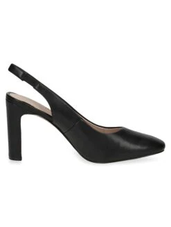 Caprice Leren Slingpumps "Twiggy" Zwart -Gstar Kleding Winkel caprice leren slingpumps twiggy zwart 2