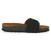 Caprice Leren Slippers "Sunset" Zwart -Gstar Kleding Winkel caprice leren slippers sunset zwart