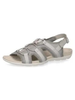 Caprice Sandalen "Vicky" Grijs -Gstar Kleding Winkel caprice sandalen vicky grijs 2