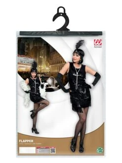 2-delig Kostuum "Charleston" Zwart -Gstar Kleding Winkel carnival party 2 delig kostuum charleston zwart 4