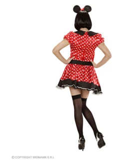 2-delig Kostuum "Muisje" Zwart/rood 6 2-delig Kostuum "Muisje" Zwart/rood -Gstar Kleding Winkel carnival party 2 delig kostuum muisje zwart rood 1