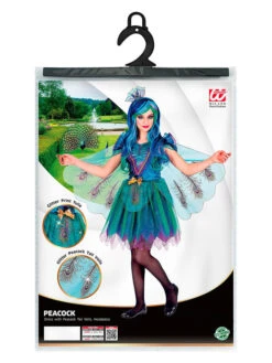 2-delig Kostuum "Pauw" Blauw/turquoise 9 2-delig Kostuum "Pauw" Blauw/turquoise -Gstar Kleding Winkel carnival party 2 delig kostuum pauw blauw turquoise 3