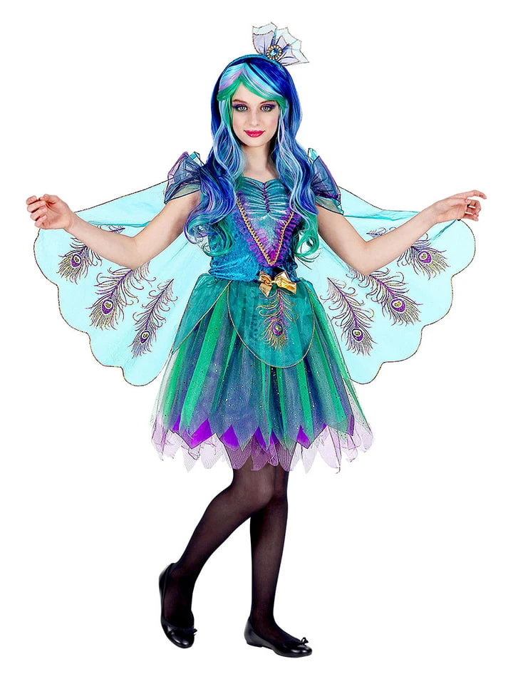 2-delig Kostuum "Pauw" Blauw/turquoise 3 2-delig Kostuum "Pauw" Blauw/turquoise