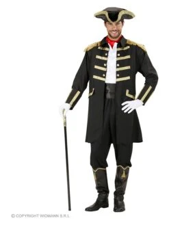 2-delig Kostuum "Piratenkapitein" Zwart -Gstar Kleding Winkel carnival party 2 delig kostuum piratenkapitein zwart 1