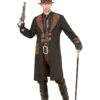 2-delig Kostuum "Steampunk" Zwart/bruin -Gstar Kleding Winkel carnival party 2 delig kostuum steampunk zwart bruin
