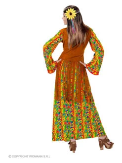 2-delige Outfit "Hippie" Meerkleurig/lichtbruin 6 2-delige Outfit "Hippie" Meerkleurig/lichtbruin -Gstar Kleding Winkel carnival party 2 delige outfit hippie meerkleurig lichtbruin 1