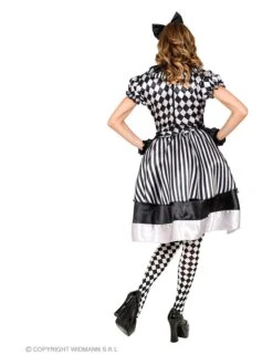 3-delig Kostuum "Vintage Clown" Zwart/wit -Gstar Kleding Winkel carnival party 3 delig kostuum vintage clown zwart wit 3