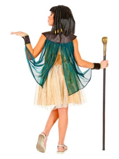 4-delig Kostuum "Egyptische Heerser" Goudkleurig/blauw -Gstar Kleding Winkel carnival party 4 delig kostuum egyptische heerser goudkleurig blauw 2