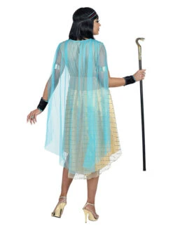 4-delig Kostuum "Egyptische Heerser" Goudkleurig/lichtblauw -Gstar Kleding Winkel carnival party 4 delig kostuum egyptische heerser goudkleurig lichtblauw 3