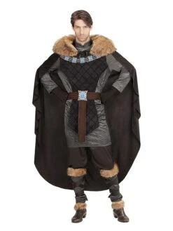 4-delig Kostuum "Middeleeuwse Prins" Zwart 7 4-delig Kostuum "Middeleeuwse Prins" Zwart -Gstar Kleding Winkel carnival party 4 delig kostuum middeleeuwse prins zwart 2