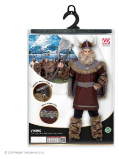 6-delig Kostuum "Wikinger" Bruin -Gstar Kleding Winkel carnival party 6 delig kostuum wikinger bruin 2