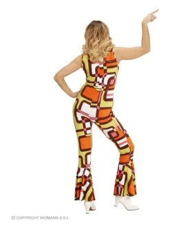 Kostuum "Pakje Jaren 70" Oranje/geel -Gstar Kleding Winkel carnival party kostuum pakje jaren 70 oranje geel 2