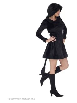 Kostuumjurk "Panter" Zwart -Gstar Kleding Winkel carnival party kostuumjurk panter zwart 1