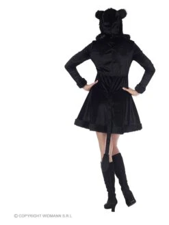 Kostuumjurk "Panter" Zwart -Gstar Kleding Winkel carnival party kostuumjurk panter zwart 2