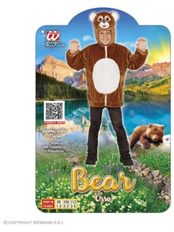 Kostuumtop "Beer" Bruin