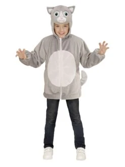 Kostuumtop "Kat" Grijs