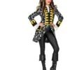 Kostuumtop "Piratensmoking" Zwart -Gstar Kleding Winkel carnival party kostuumtop piratensmoking zwart