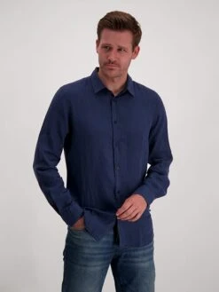 Cars Linnen Blouse "Lionel" Lichtblauw -Gstar Kleding Winkel cars linnen blouse lionel lichtblauw 2