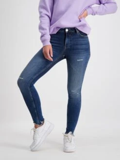 Cars Spijkerbroek "Elif" - Skinny Fit - Donkerblauw