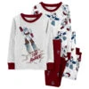 Carter's™ 2-delige Set: Pyjama's Grijs/bordeaux/meerkleurig -Gstar Kleding Winkel carters 2 delige set pyjamas grijs bordeaux meerkleurig