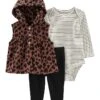 Carter's™ 3-delige Outfit Lichtbruin -Gstar Kleding Winkel carters 3 delige outfit lichtbruin