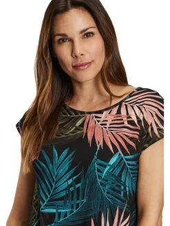 CARTOON Jurk Blauw/kaki/ Zwart -Gstar Kleding Winkel cartoon jurk blauw kaki zwart 5