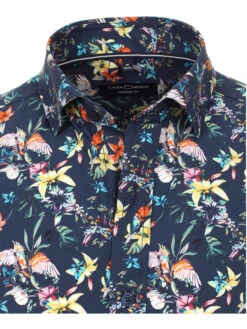 Blouse - Comfort Fit - Donkerblauw/meerkleurig -Gstar Kleding Winkel casamoda blouse comfort fit donkerblauw meerkleurig 2