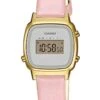 Kwartshorloge "Casio Collection Retro" Lichtroze/wit/goudkleurig -Gstar Kleding Winkel casio kwartshorloge casio collection retro lichtroze wit goudkleurig