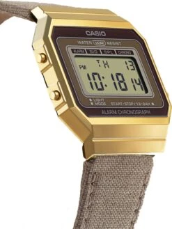 Kwartshorloge "Casio Collection Vintage" Bruin/goudkleurig -Gstar Kleding Winkel casio kwartshorloge casio collection vintage bruin goudkleurig 2