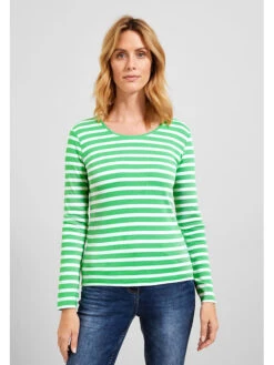 Cecil Longsleeve "Pia" Groen/wit