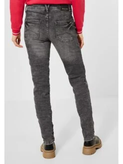 Cecil Spijkerbroek "Scarlett" - Slim Fit - Grijs -Gstar Kleding Winkel cecil spijkerbroek scarlett slim fit grijs 3