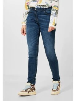 Cecil Spijkerbroek "Toronto" - Slim Fit - Blauw -Gstar Kleding Winkel cecil spijkerbroek toronto slim fit blauw 2