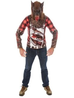 2-delig Pakje "Weerwolf" Bruin/rood