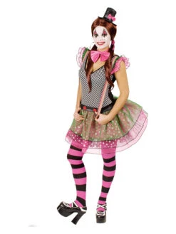 3-delig Kostuum "Valentina" Zwart/roze