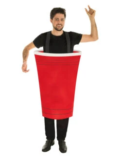 Kostuumcape "Beer Pong" Rood