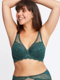 Halfvoorgevormde Beha "Eden" Donkergroen