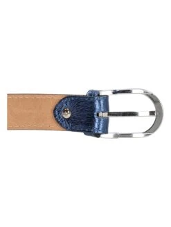 Leren Riem "Anna" Blauw -Gstar Kleding Winkel charm london leren riem anna blauw 3