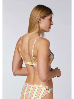 Chiemsee Bikinitop "Big Bay" Lichtroze/geel -Gstar Kleding Winkel chiemsee bikinitop big bay lichtroze geel 2