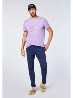 Chiemsee Shirt "Oscar" Lila/meerkleurig -Gstar Kleding Winkel chiemsee shirt oscar lila meerkleurig 2