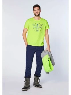 Chiemsee Shirt "Oscar" Limoengroen/meerkleurig -Gstar Kleding Winkel chiemsee shirt oscar limoengroen meerkleurig 2