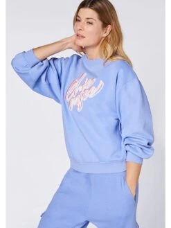 Chiemsee Sweatshirt "Chaska" Lila -Gstar Kleding Winkel chiemsee sweatshirt chaska lila 3