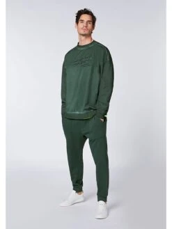 Chiemsee Sweatshirt "Nibet" Donkergroen -Gstar Kleding Winkel chiemsee sweatshirt nibet donkergroen 4